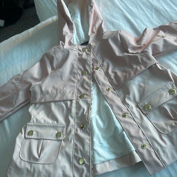 Cynthia Rowley Baby Pink Raincoat‎ Size 12 M - Picture 1 of 7